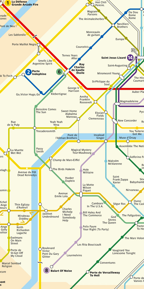 OUI FM : le plan de metro parisien faÃ§on rockstar